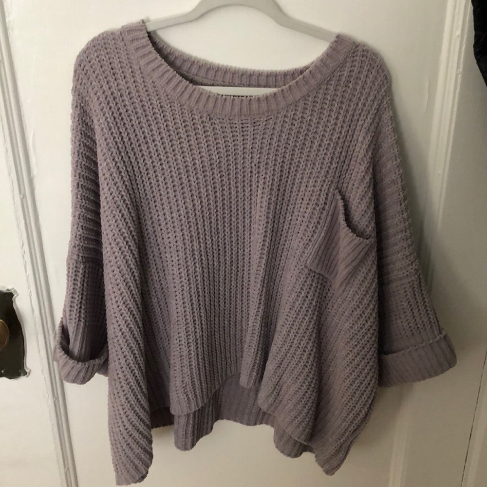 Gray Oversized Sweater